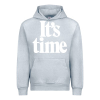 Heather Grey its time Urban Hoodie - minhPixels