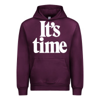 Mauve Wine its time Urban Hoodie - minhPixels