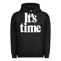 Pigment Black its time Urban Hoodie - minhPixels