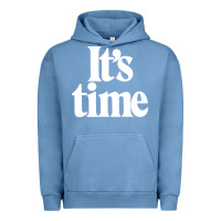 Pigment Pebble Blue its time Urban Hoodie - minhPixels