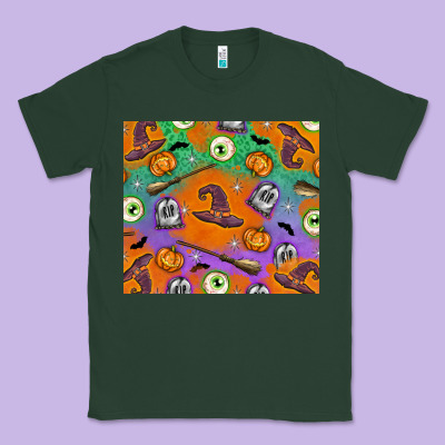 Halloween Classic Tee Designed By Texasbilliewilder