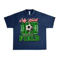 My Heart Is On That Court Soccer Urban Heavy Tee | Teevron