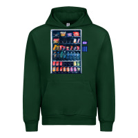 Forest Green Funny Costumes for Halloween Vending Machine Silvester Urban Hoodie - minhPixels