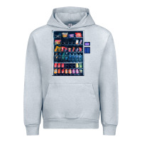 Heather Grey Funny Costumes for Halloween Vending Machine Silvester Urban Hoodie - minhPixels