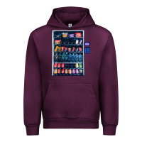 Mauve Wine Funny Costumes for Halloween Vending Machine Silvester Urban Hoodie - minhPixels