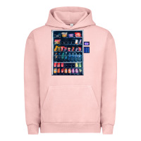 Pigment Salmon Funny Costumes for Halloween Vending Machine Silvester Urban Hoodie - minhPixels