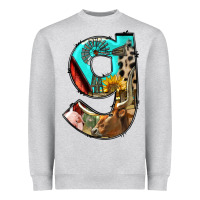 Heather Grey farm life alphabet lowercase letters g Heavyweight Sweatshirt - BundleAndBundleShop