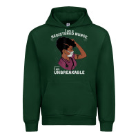 Forest Green Registered Nurse Gift Phenomenal Black Nurse Nursing Student Urban Hoodie - minhPixels