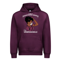 Mauve Wine Registered Nurse Gift Phenomenal Black Nurse Nursing Student Urban Hoodie - minhPixels