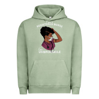 Pigment Oil Green Registered Nurse Gift Phenomenal Black Nurse Nursing Student Urban Hoodie - minhPixels