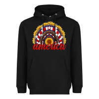 Black america sunflower rainbow Heavyweight Hoodie - Artiststas