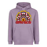 Lavender america sunflower rainbow Heavyweight Hoodie - Artiststas