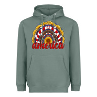 Sage america sunflower rainbow Heavyweight Hoodie - Artiststas