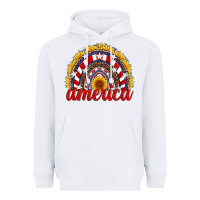 White america sunflower rainbow Heavyweight Hoodie - Artiststas