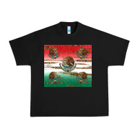 Black Mexican Flag Urban Heavy Tee - RanaPortraitStore