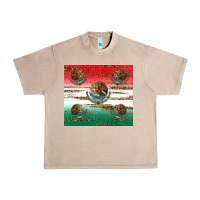 French Oak Mexican Flag Urban Heavy Tee - RanaPortraitStore