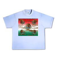 Grape Ice Mexican Flag Urban Heavy Tee - RanaPortraitStore