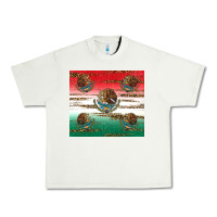 Pistachio Mexican Flag Urban Heavy Tee - RanaPortraitStore