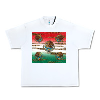 White Mexican Flag Urban Heavy Tee - RanaPortraitStore