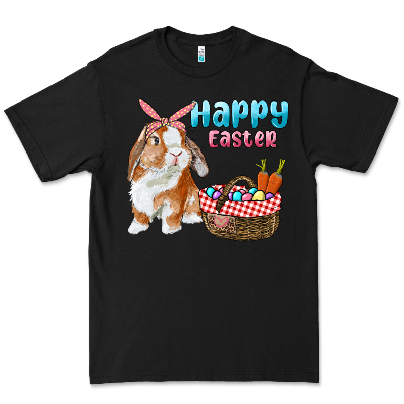 Happy Easter Bunny And Egg Basket Premium Tee by RanaPortraitStore | Teevron