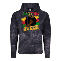 Cloud Black juneteenth queen black woman afro queen Vintage Hoodie - CowGirlArtShop
