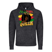 Juneteenth Queen Black Woman Afro Queen Vintage Hoodie | Teevron