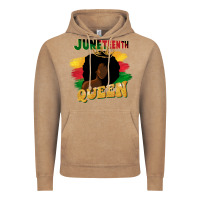 Vintage Coffee juneteenth queen black woman afro queen Vintage Hoodie - CowGirlArtShop