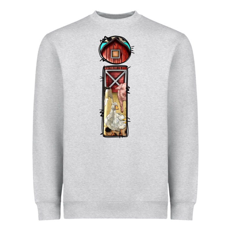 Farm Life Alphabet Lowercase Letters I Heavyweight Sweatshirt by BundleAndBundleShop | Teevron