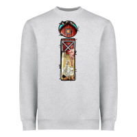 Heather Grey farm life alphabet lowercase letters i Heavyweight Sweatshirt - BundleAndBundleShop