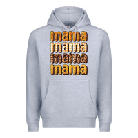 Heather Grey mama fall Premium Hoodie - BundleAndBundleShop
