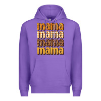 Purple mama fall Premium Hoodie - BundleAndBundleShop