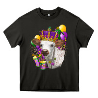 Asphalt Mardi Gras Longhorn Calf Heavy Core Tee - LillyAllenDesigns