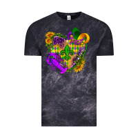 Cloud Black Mardi Gras heart Vintage Tee - HowdyJamesFarm