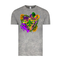 Cloud Rock Mardi Gras heart Vintage Tee - HowdyJamesFarm