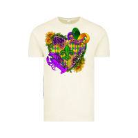 Vintage Arctic Mardi Gras heart Vintage Tee - HowdyJamesFarm