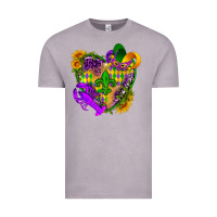 Vintage Zinc Mardi Gras heart Vintage Tee - HowdyJamesFarm