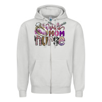 Dove Grey wife mom nurse Zipper Hoodie - SublimationCraftShop