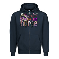 Navy wife mom nurse Zipper Hoodie - SublimationCraftShop