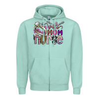 Seafoam wife mom nurse Zipper Hoodie - SublimationCraftShop