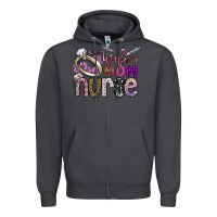 Smoke wife mom nurse Zipper Hoodie - SublimationCraftShop