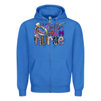 True Royal wife mom nurse Zipper Hoodie - SublimationCraftShop