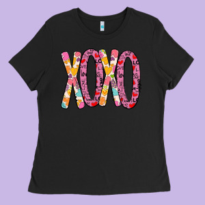Valentine Xoxo Ladies Tee Designed By Bettercallsaul