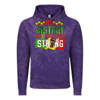 Cloud Purple my history is strong Vintage Hoodie - CowGirlArtShop