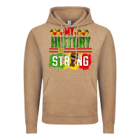 Vintage Coffee my history is strong Vintage Hoodie - CowGirlArtShop