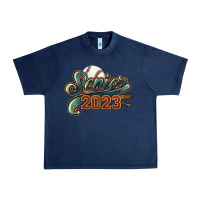 Navy Senior 2023 baseball Urban Heavy Tee - HowdyJamesFarm