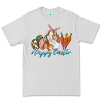 Dove Grey happy easter bunny carrots and eggs Premium Tee - RanaPortraitStore