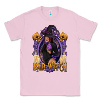 Bubblegum Pink Bad Witch Black Woman Classic Tee - texasbilliewilder