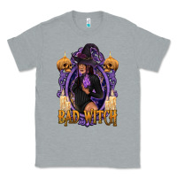 Heather Grey Bad Witch Black Woman Classic Tee - texasbilliewilder