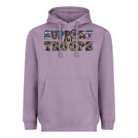 Lavender armed forces day support our troops Heavyweight Hoodie - Artiststas