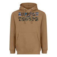 Toasted Coconut armed forces day support our troops Heavyweight Hoodie - Artiststas